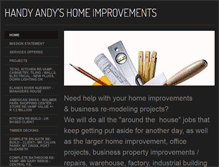 Tablet Screenshot of handyandyshome.weebly.com