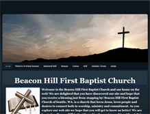 Tablet Screenshot of beaconhillbaptist.weebly.com