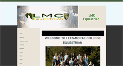 Desktop Screenshot of lmcequestrian.weebly.com