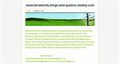 Desktop Screenshot of binweevils-kings-and-queens.weebly.com