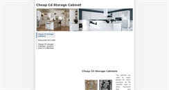 Desktop Screenshot of cheapcdstoragecabinet.weebly.com