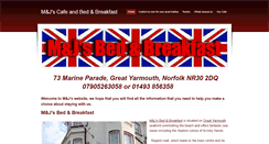 Desktop Screenshot of mjscafeandbedbreakfast.weebly.com