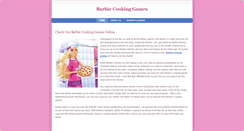 Desktop Screenshot of barbie-cookinggames.weebly.com