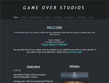 Tablet Screenshot of gameoverstudios.weebly.com
