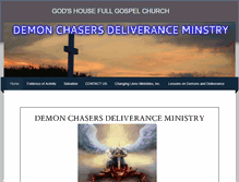 Tablet Screenshot of demonchasers.weebly.com