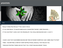 Tablet Screenshot of getpaideveryday.weebly.com