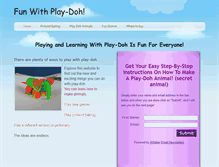 Tablet Screenshot of playdohgames.weebly.com