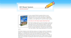 Desktop Screenshot of diy-power-system.weebly.com