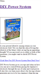 Mobile Screenshot of diy-power-system.weebly.com
