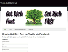 Tablet Screenshot of getrichfastyoville.weebly.com