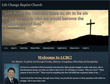 Tablet Screenshot of lifechangebaptist.weebly.com