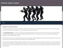 Tablet Screenshot of criminaljusticecareers.weebly.com