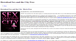 Desktop Screenshot of download-sex-and-the-city-free.weebly.com