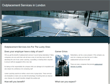 Tablet Screenshot of outplacementserviceslondon.weebly.com