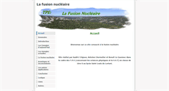Desktop Screenshot of fusion-nucleaire.weebly.com
