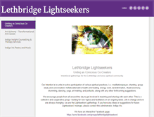 Tablet Screenshot of lethbridgelightseekers.weebly.com