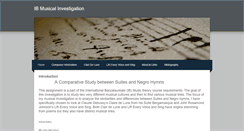 Desktop Screenshot of ibmusicalinvestigationah.weebly.com