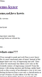 Mobile Screenshot of kyzer-emo.weebly.com