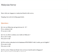 Tablet Screenshot of malaysiansurvey.weebly.com