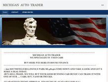 Tablet Screenshot of michiganautotrader.weebly.com