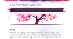 Desktop Screenshot of mrsmckinnon.weebly.com