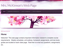Tablet Screenshot of mrsmckinnon.weebly.com