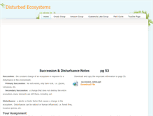 Tablet Screenshot of disturbedecosystems.weebly.com