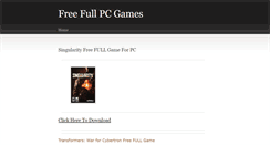 Desktop Screenshot of games4pcfree.weebly.com