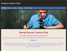 Tablet Screenshot of dawsonscienceclub.weebly.com