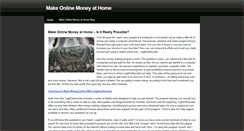 Desktop Screenshot of makeonlinemoneyathome.weebly.com