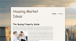 Desktop Screenshot of housingmarketideas.weebly.com