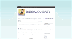 Desktop Screenshot of bubbaloubaby.weebly.com