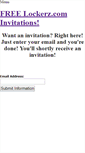 Mobile Screenshot of lockerzfreeinv.weebly.com