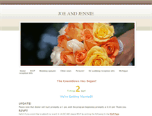 Tablet Screenshot of joeandjennie.weebly.com