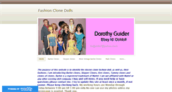 Desktop Screenshot of fashionclonedolls.weebly.com