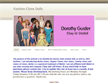 Tablet Screenshot of fashionclonedolls.weebly.com