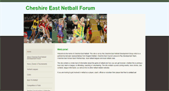 Desktop Screenshot of cheshireeastnetball.weebly.com