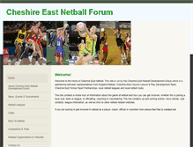 Tablet Screenshot of cheshireeastnetball.weebly.com