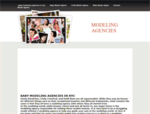 Tablet Screenshot of modelingagencies.weebly.com