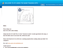 Tablet Screenshot of musicjamestheband.weebly.com