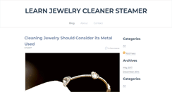 Desktop Screenshot of jewelrycleanersteamer.weebly.com