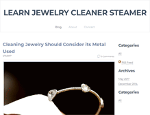 Tablet Screenshot of jewelrycleanersteamer.weebly.com