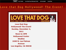 Tablet Screenshot of lovethatdoghollywoodtheevent.weebly.com