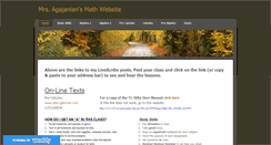 Desktop Screenshot of agajanian.weebly.com
