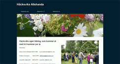 Desktop Screenshot of allehandahacksvik.weebly.com