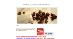 Desktop Screenshot of goodearthlaundry.weebly.com
