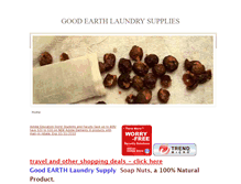 Tablet Screenshot of goodearthlaundry.weebly.com