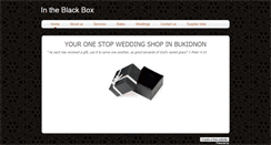 Desktop Screenshot of intheblackboxbukidnon.weebly.com