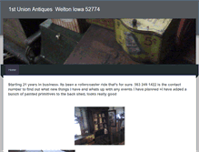 Tablet Screenshot of 1stunionantiques.weebly.com