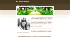 Desktop Screenshot of mrskristenbarksdale.weebly.com